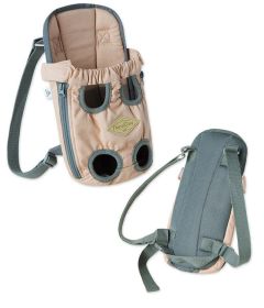 Front and Backpack Dog Carrier Touch dog 'Wiggle-Sack' Fashion Designer (Color: Pink, size: small)