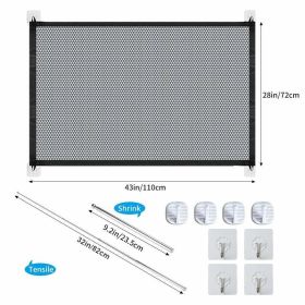 Dog Fence Gate Safety Guard Enclosure Fences (size: 70x110CM)