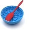 Silicone pet bowl anti-choking pet slow food bowl