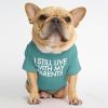 Pet clothing round collar T-shirt Teddy than panda dog clothing