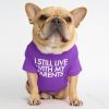 Pet clothing round collar T-shirt Teddy than panda dog clothing