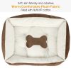 Dog Bed Soft Warm Fleece, Nest Sofa Bed Cushion Mat S Size