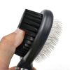 2-in-1 Dual-Sided Slicker and Bristle Grooming Pet Brush