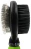 2-in-1 Dual-Sided Slicker and Bristle Grooming Pet Brush