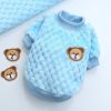 Winter Pet Clothes; Cute Fleece Puppy Dress Warm Coat