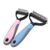 Grooming Tool 2-Sided Undercoat Rake Safe Demitting Comb