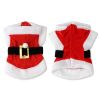 Christmas Pet Clothes for Small & Medium Dog; Santa Claus Dog Hoodie