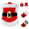 Christmas Pet Clothes for Small & Medium Dog; Santa Claus Dog Hoodie