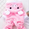 Piggy Shaped Winter Warm Flush Clothes for Doggy