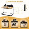 Raised Dog Feeding Station Elevated Pet Feeder