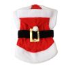 Christmas Pet Clothes for Small & Medium Dog; Santa Claus Dog Hoodie
