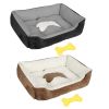 Dog Bed Soft Warm Fleece, Nest Sofa Bed Cushion Mat S Size