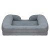 Plush Dog Bed with Removable Washable Cover
