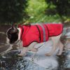 Reflective Raincoat Hooded Slicker Poncho Waterproof Dog Clothing