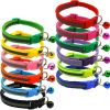 Pet Color Buckle Reflective Collars, Safety Adjustable for Puppy Night Outdoor
