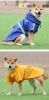 Dog raincoat cloak type reflective strip, windproof dog hooded raincoat