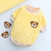 Winter Pet Clothes; Cute Fleece Puppy Dress Warm Coat