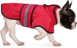Reflective Raincoat Hooded Slicker Poncho Waterproof Dog Clothing