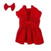 Christmas Pet Dress for Small Medium Dog; New Year Non-Elastic
