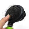 2-in-1 Dual-Sided Slicker and Bristle Grooming Pet Brush