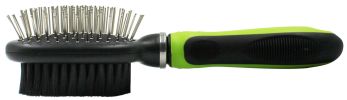 Flex Series 2-in-1 Dual-Sided Pin and Bristle Grooming Pet Brush