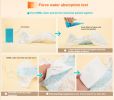 Small dog disposable diapers; sanitary napkin
