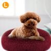 Dog Bed Soft Warm Fleece Puppy Cat Bed Dog Cozy Nest Sofa Bed Cushion L Size
