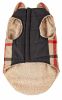 Classical Plaided Insulated Dog Coat Jacket