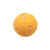 Rubber Ball Hollow Footprint Training Elastic Durable Chew Play Ball Toy for Dog