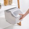Pet Food Storage Box, Sealed and Moisture-Proof with Measuring Cup