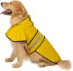 Reflective Raincoat Hooded Slicker Poncho Waterproof Dog Clothing