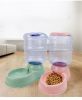 Pet Feeder, Self-Dispensing Feeding Bowl Dog Water/ Dry Food Container